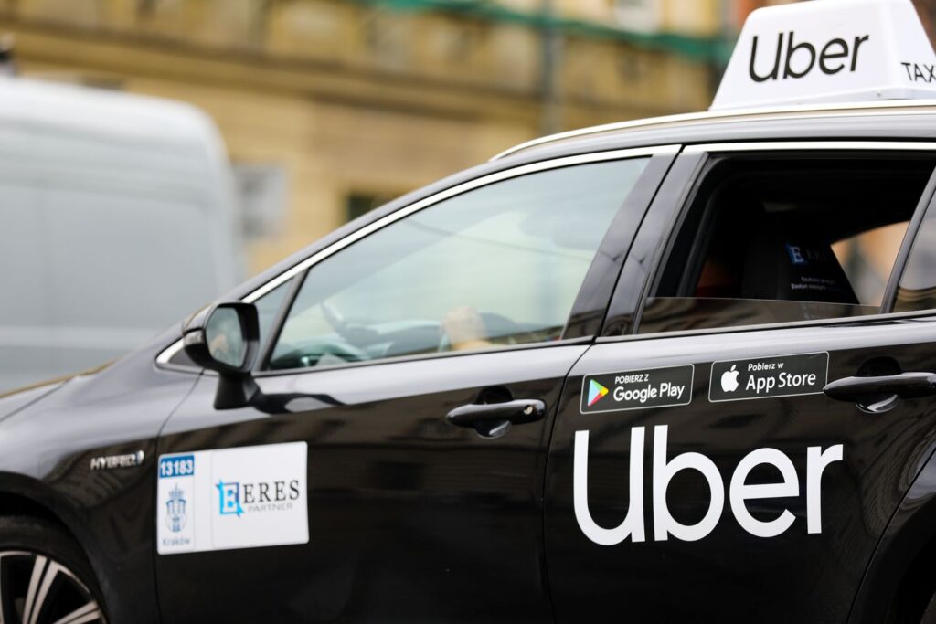 Uber taxi service in Istanbul